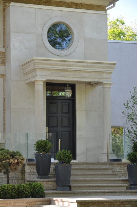 modern home entrance